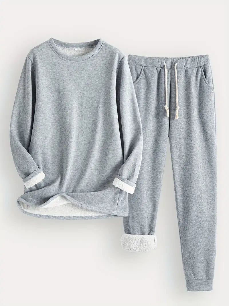 Ontspannen comfortabele tweedelige loungewear