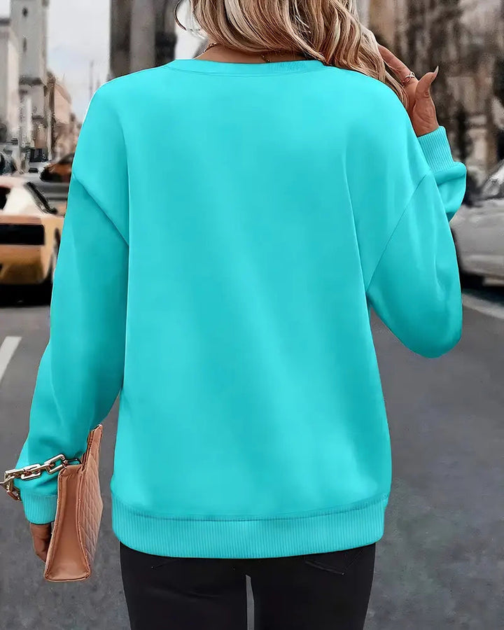 Casual Sweatshirt met lange mouwen en print
