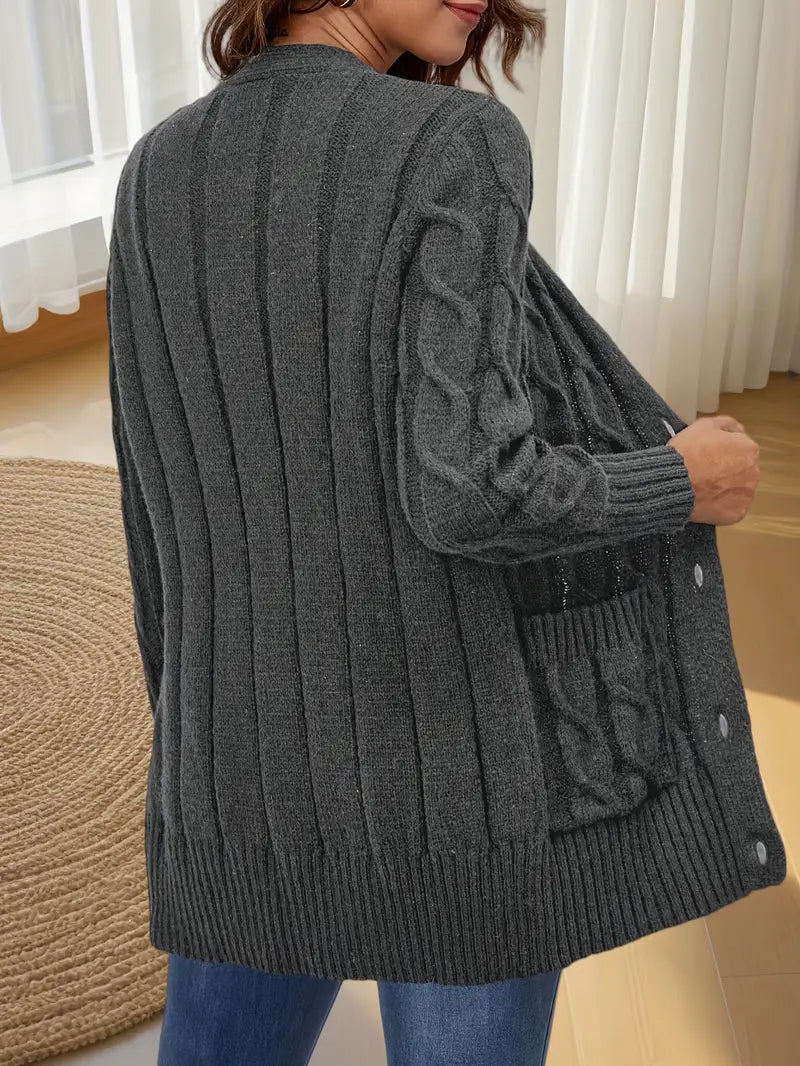 Elegante V-hals cardigan voor dames