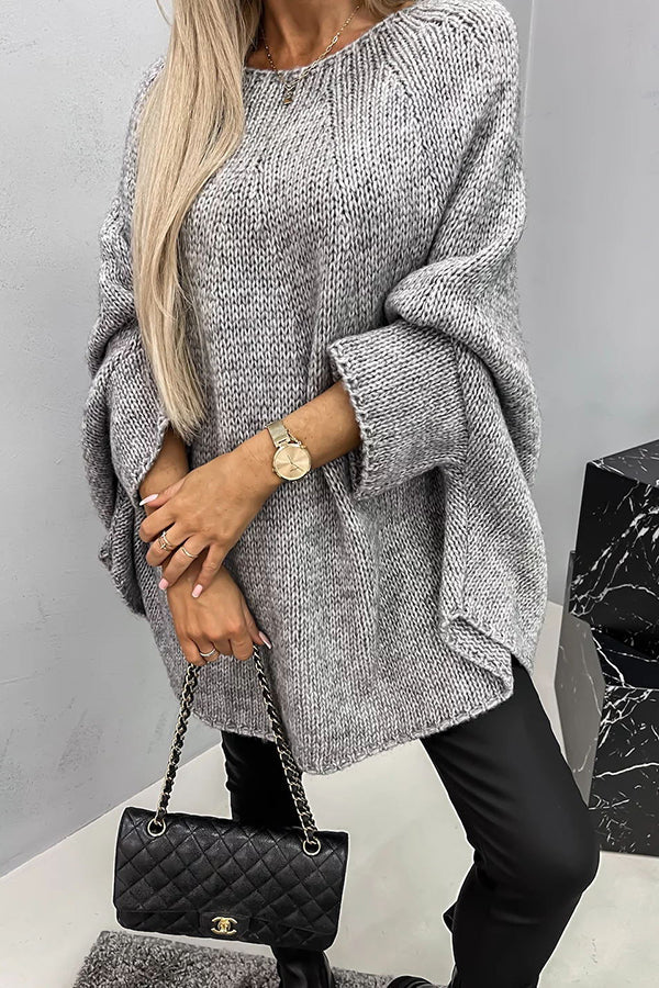 VALERIE Cozy Ribbed gebreide trui
