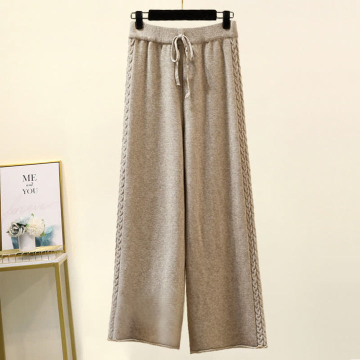 Ida™ – elegant set met rolkraag en wijde broek