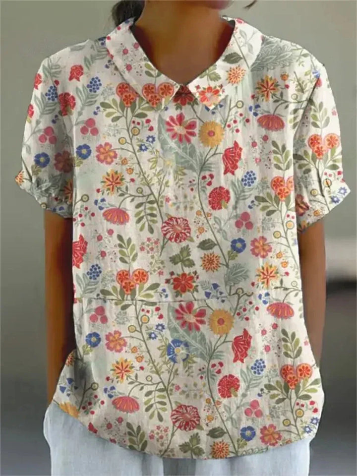 Lichtgewicht Shirt met Bloemenprint