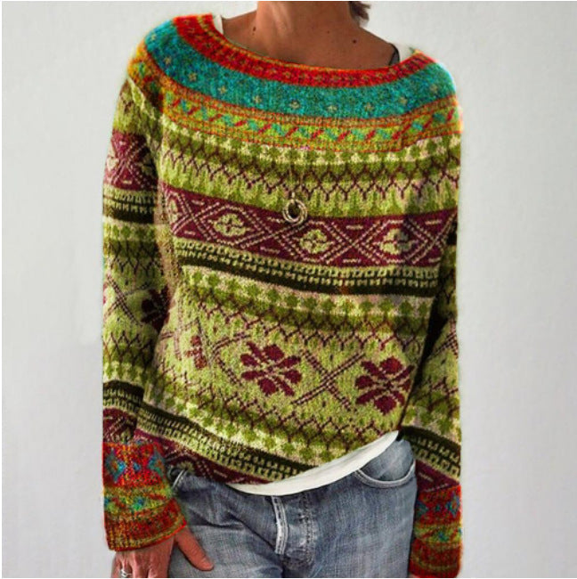 Trui met Fair Isle patroon