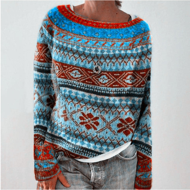 Trui met Fair Isle patroon