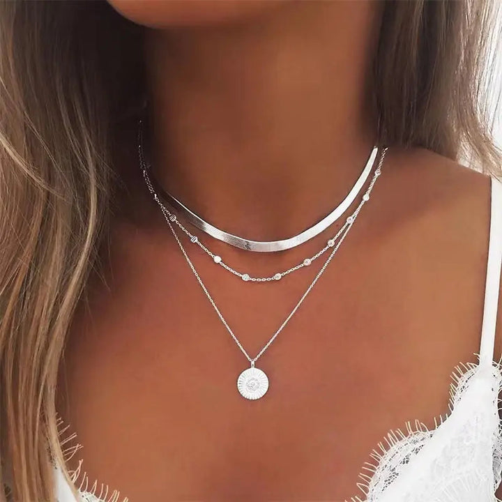 Verfijnde zilveren ketting voor dames
