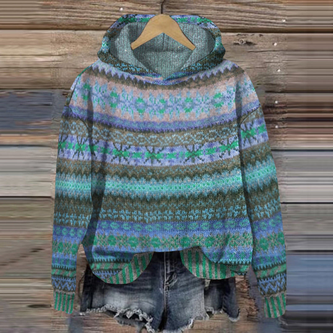 Warme Winter Norwegian Pullover Hoodie