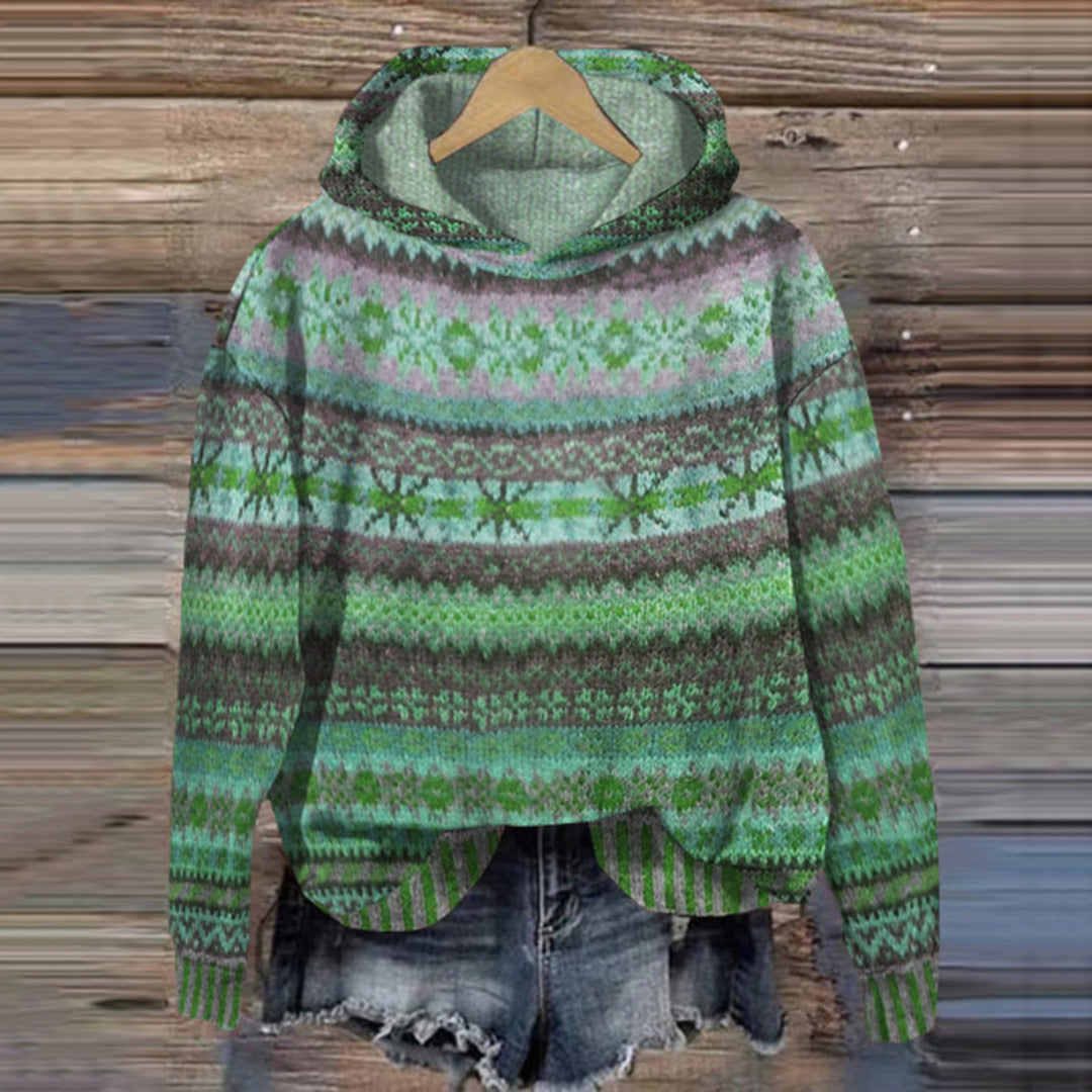 Warme Winter Norwegian Pullover Hoodie