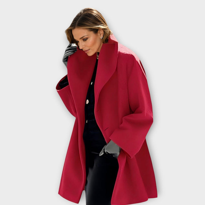 Chique Windproof Long Coat voor dames