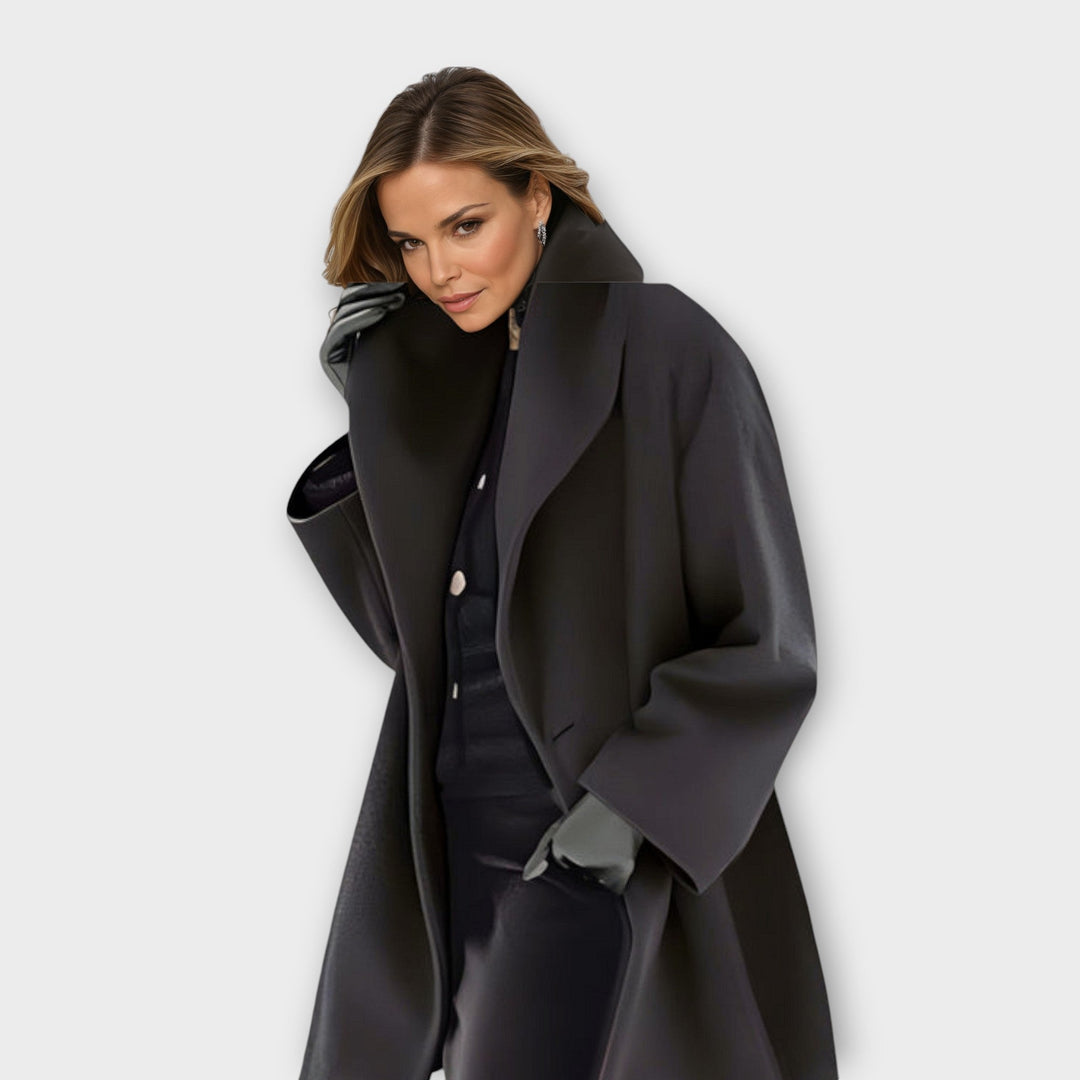 Chique Windproof Long Coat voor dames