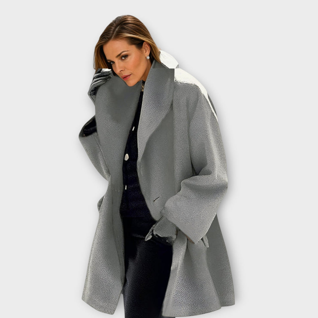 Chique Windproof Long Coat voor dames