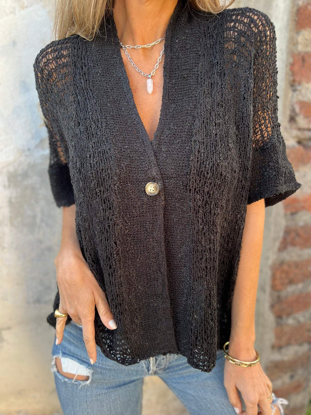 Klassieke Getextureerde Top met Minimale Details