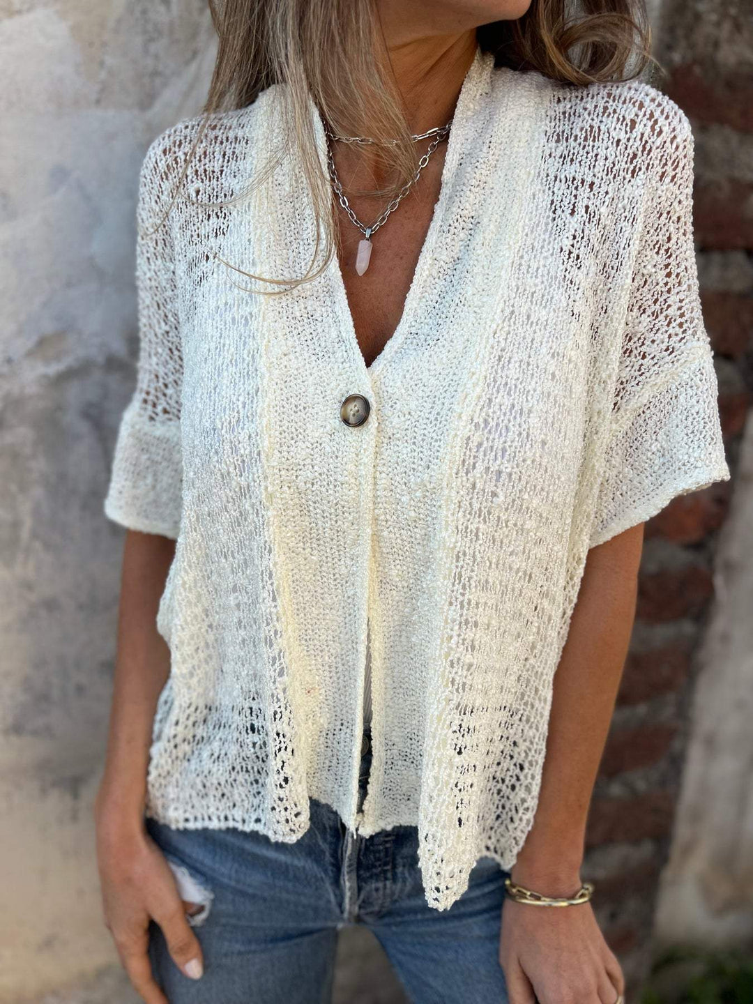 Klassieke Getextureerde Top met Minimale Details