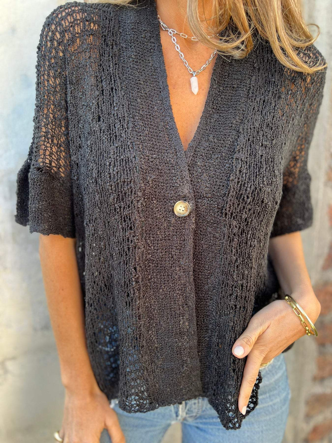 Klassieke Getextureerde Top met Minimale Details