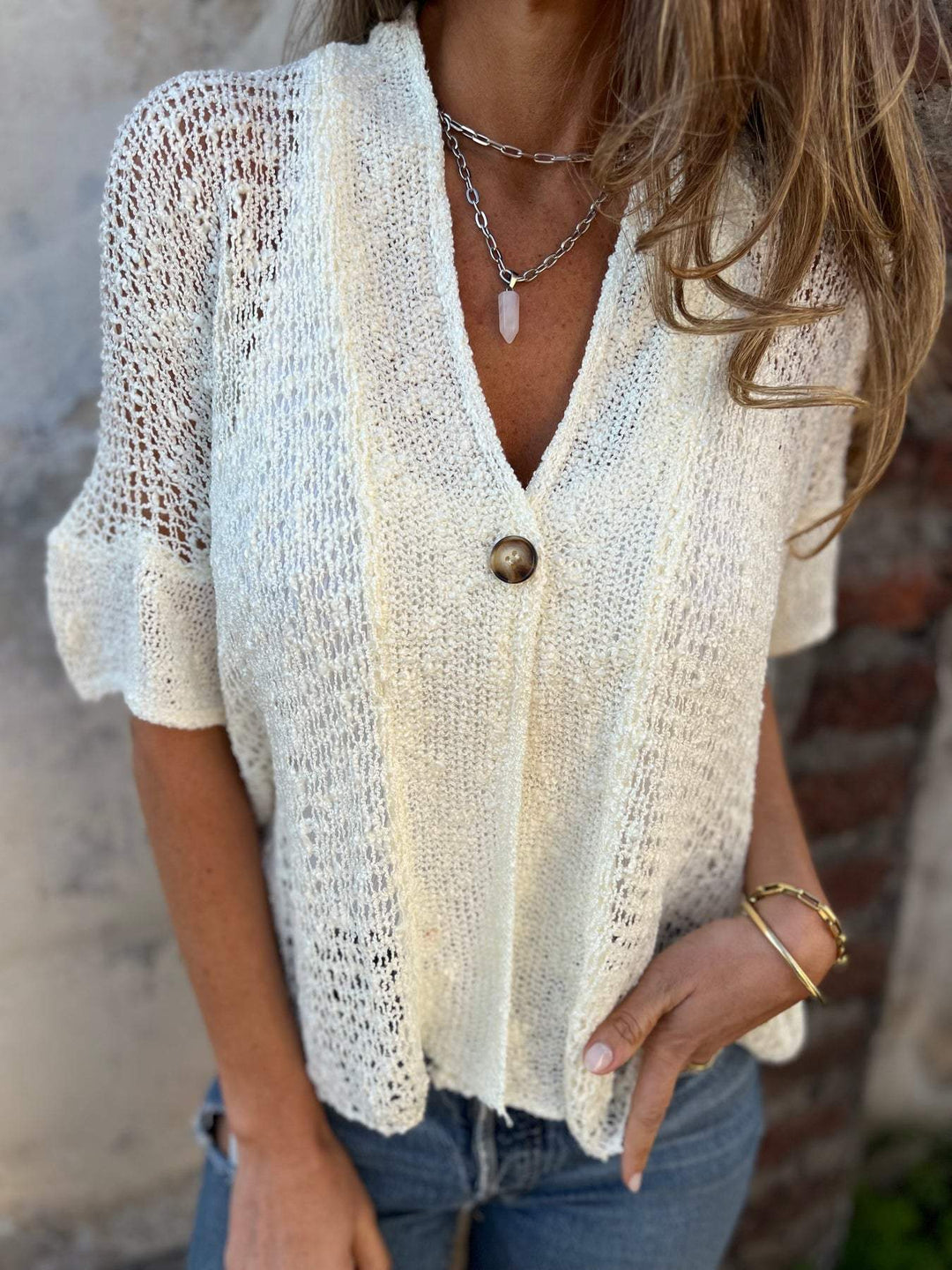 Klassieke Getextureerde Top met Minimale Details
