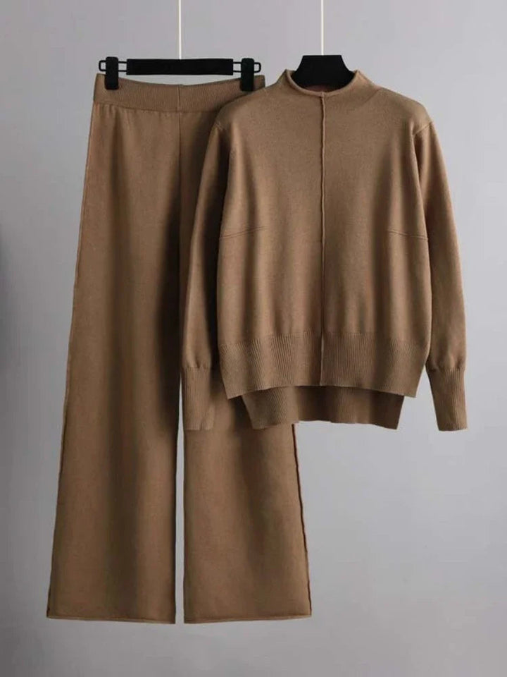 Roma™ - Gebreide dikke warme oversized sweaterbroekset