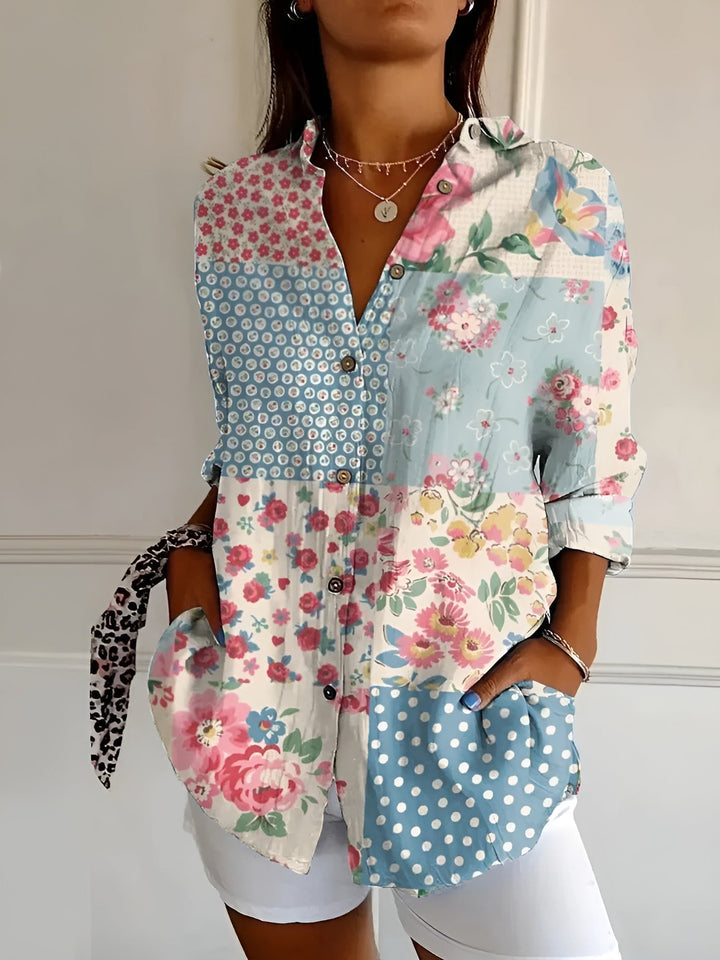 Makeloos Elegante Blouse met Knopen