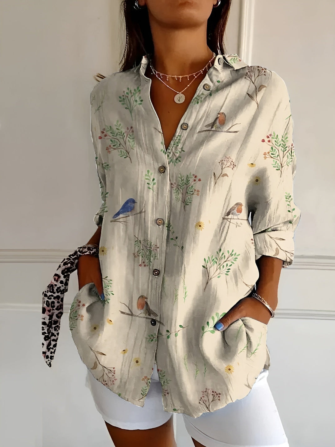 Makeloos Elegante Blouse met Knopen