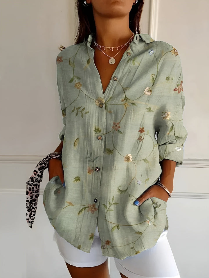 Makeloos Elegante Blouse met Knopen